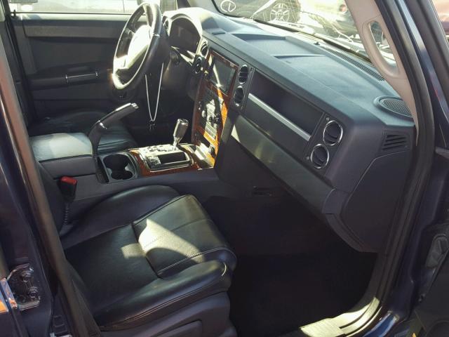 1J4RG5GT1AC114793 - 2010 JEEP COMMANDER BLUE photo 5