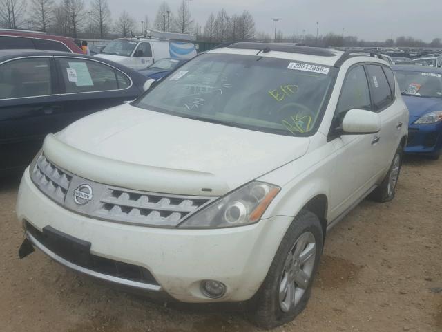 JN8AZ08W97W604936 - 2007 NISSAN MURANO SL CREAM photo 2