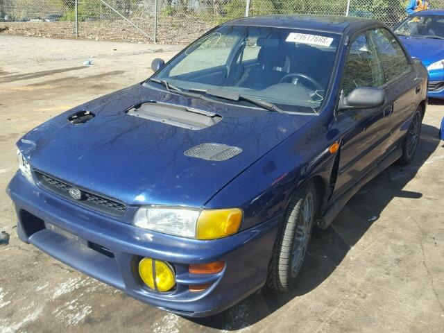 JF1GC67571H502054 - 2001 SUBARU IMPREZA RS BLUE photo 2