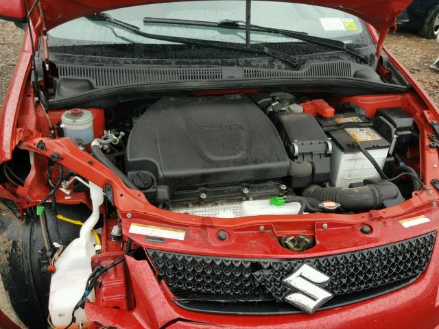 JS2YB5A32C6304232 - 2012 SUZUKI SX4 BASE RED photo 7