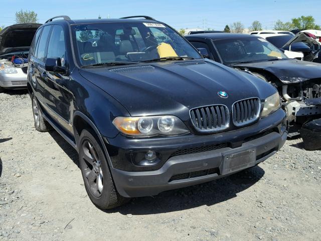 5UXFA13544LU44358 - 2004 BMW X5 3.0I BLACK photo 1