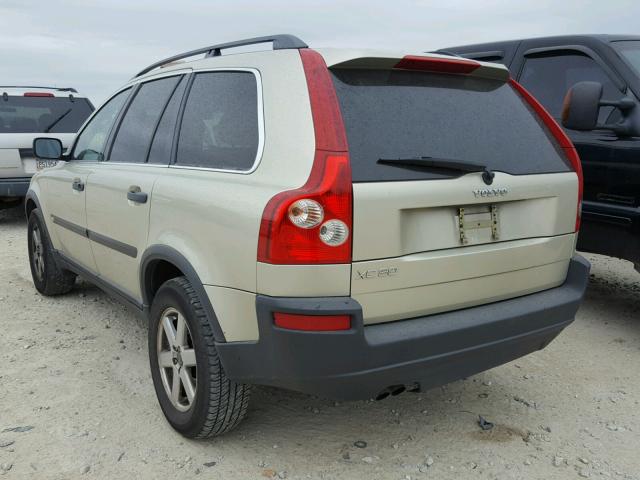 YV4CY592X61249901 - 2006 VOLVO XC90 YELLOW photo 3