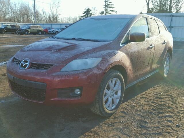 JM3ER293980195037 - 2008 MAZDA CX-7 BURGUNDY photo 2