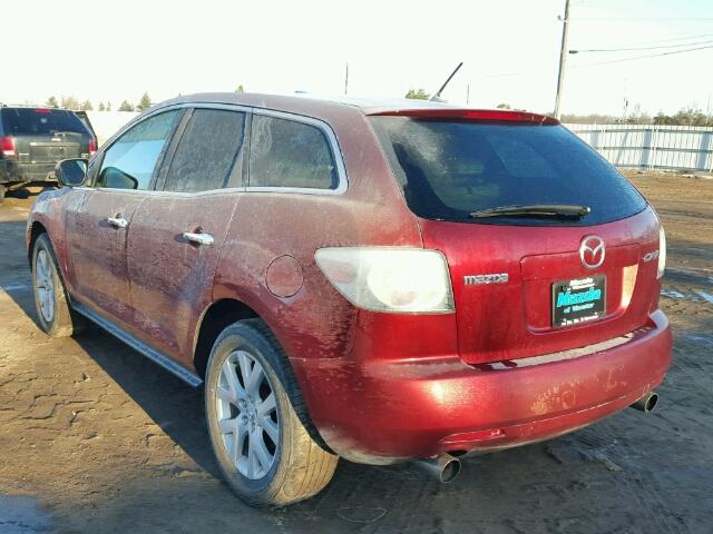 JM3ER293980195037 - 2008 MAZDA CX-7 BURGUNDY photo 3
