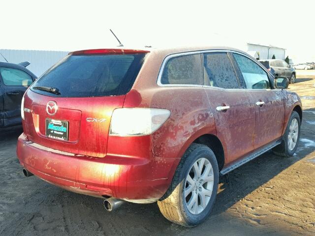 JM3ER293980195037 - 2008 MAZDA CX-7 BURGUNDY photo 4