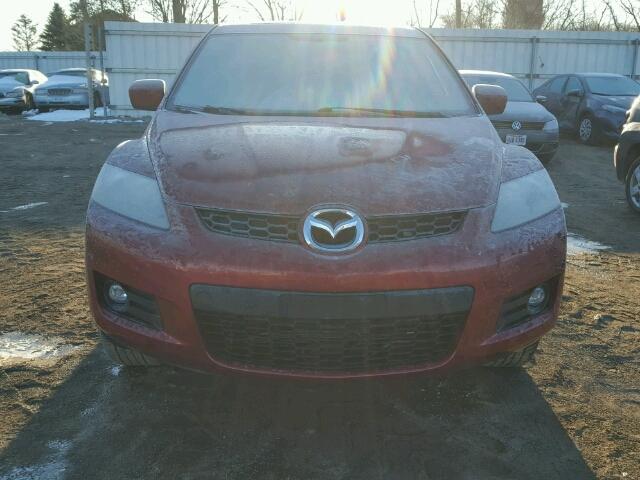 JM3ER293980195037 - 2008 MAZDA CX-7 BURGUNDY photo 9