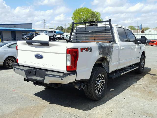 1FT7W2BT4HEC73960 - 2017 FORD F250 SUPER WHITE photo 4