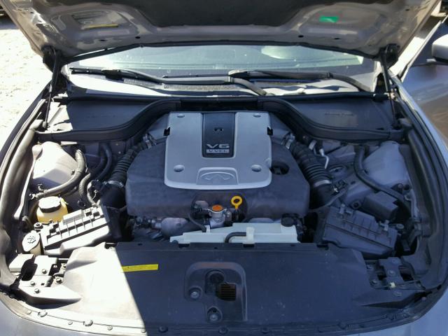 JNKCV64E68M121559 - 2008 INFINITI G37 BASE GRAY photo 7