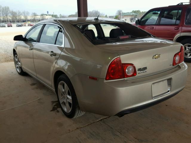 1G1ZG57B09F111741 - 2009 CHEVROLET MALIBU LS ოქროსფერი ფოტო 3