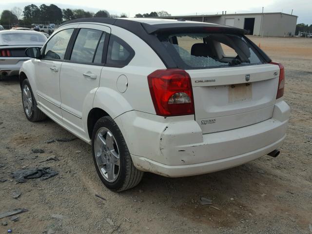 1B3HB78K87D104994 - 2007 DODGE CALIBER R/ WHITE photo 3