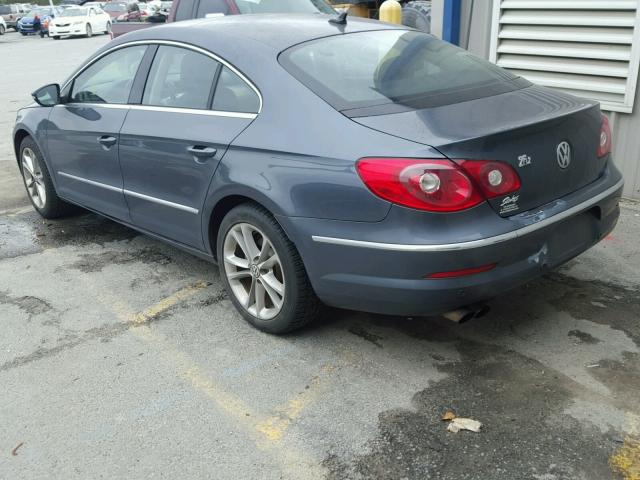 WVWHL73C99E531481 - 2009 VOLKSWAGEN CC LUXURY GRAY photo 3