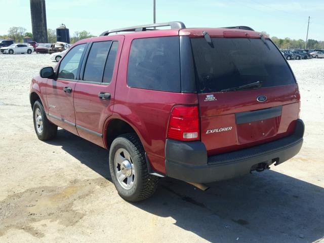 1FMZU62K04UA31594 - 2004 FORD EXPLORER X RED photo 3