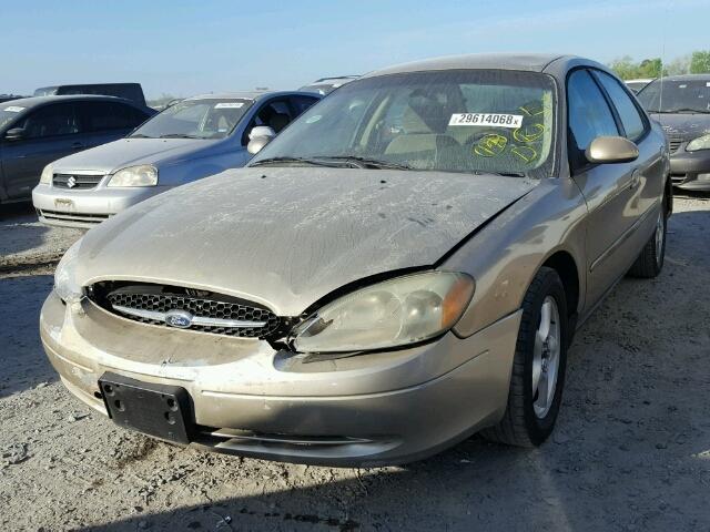 1FAFP53U3YA266139 - 2000 FORD TAURUS SE GOLD photo 2