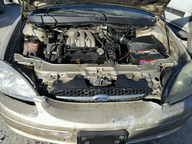 1FAFP53U3YA266139 - 2000 FORD TAURUS SE GOLD photo 7