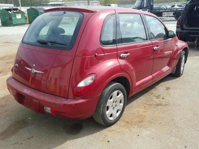 3A8FY48B88T126646 - 2008 CHRYSLER PT CRUISER RED photo 4