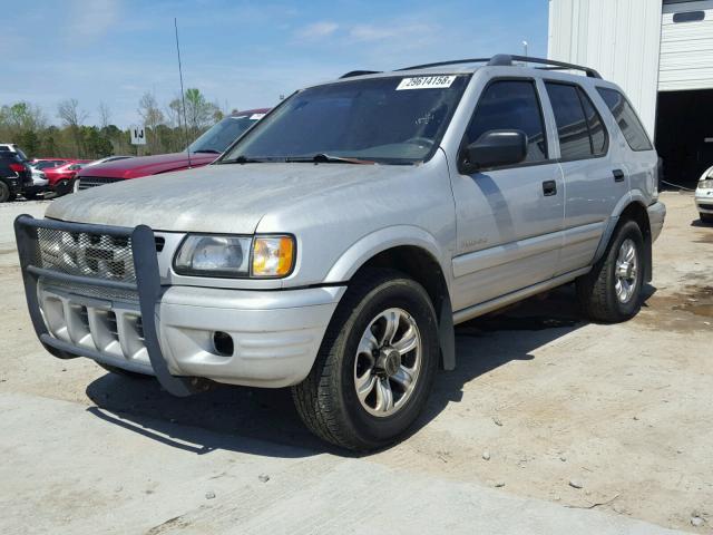 4S2CK58W614346632 - 2001 ISUZU RODEO S SILVER photo 2