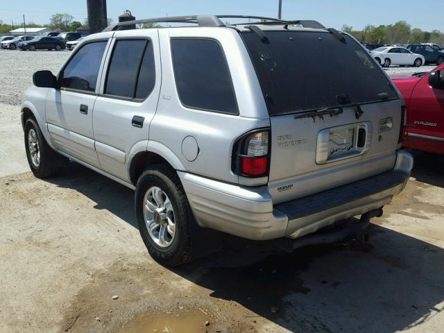 4S2CK58W614346632 - 2001 ISUZU RODEO S SILVER photo 3