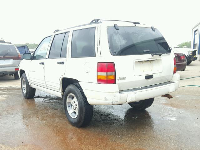 1J4FX58S8WC272161 - 1998 JEEP GRAND CHER WHITE photo 3