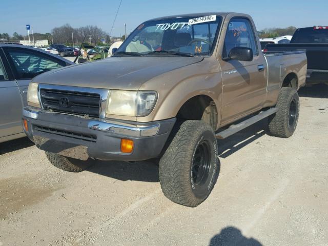 4TAPM62N3WZ118056 - 1998 TOYOTA TACOMA BEIGE photo 2