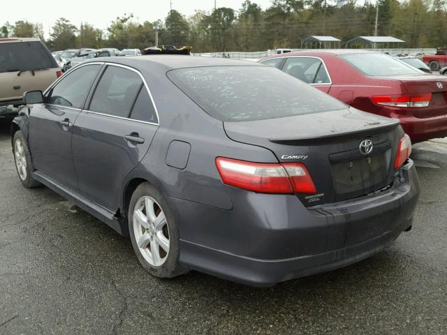 4T1BE46K59U865607 - 2009 TOYOTA CAMRY BASE GRAY photo 3