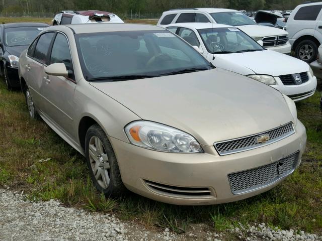 2G1WG5E37C1240671 - 2012 CHEVROLET IMPALA LT GOLD photo 1