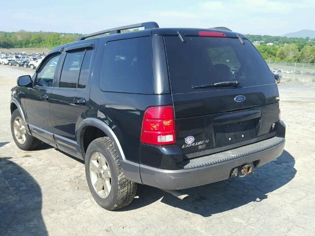 1FMZU73W63UB67606 - 2003 FORD EXPLORER X BLACK photo 3