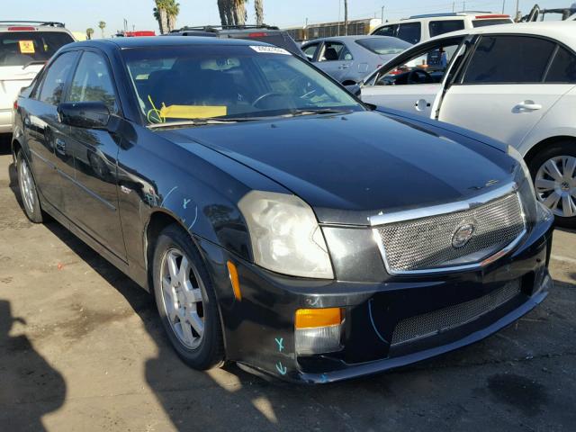 1G6DM57T660108394 - 2006 CADILLAC CTS BLACK photo 1