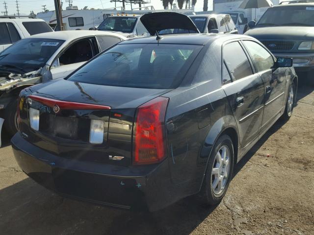 1G6DM57T660108394 - 2006 CADILLAC CTS BLACK photo 4