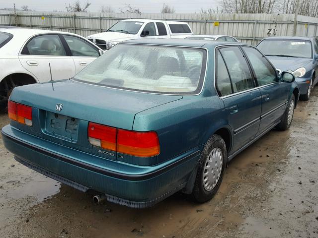 1HGCB7659PA099328 - 1993 HONDA ACCORD LX GREEN photo 4