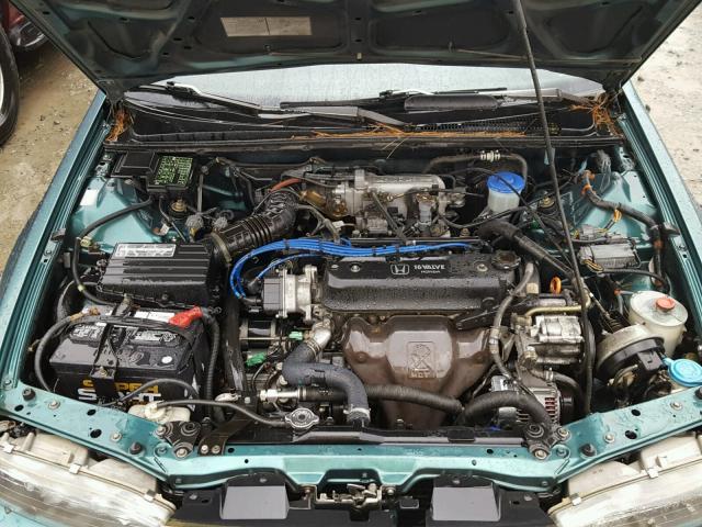 1HGCB7659PA099328 - 1993 HONDA ACCORD LX GREEN photo 7