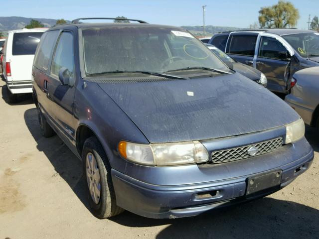 4N2DN1115VD804193 - 1997 NISSAN QUEST XE BLUE photo 1