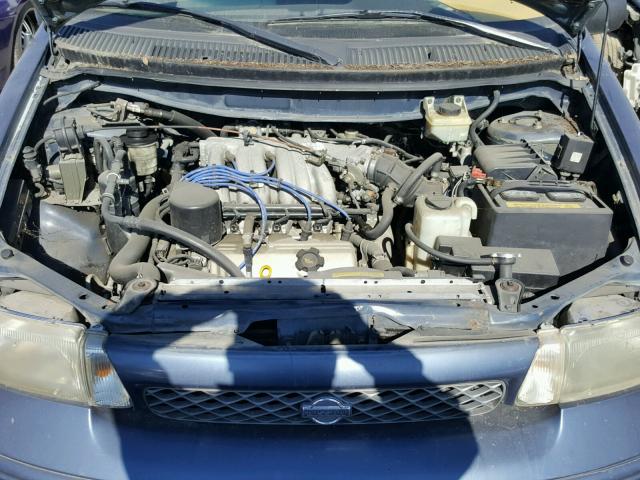 4N2DN1115VD804193 - 1997 NISSAN QUEST XE BLUE photo 7