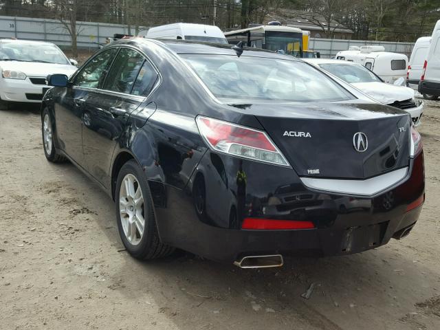 19UUA86239A025327 - 2009 ACURA TL BLACK photo 3