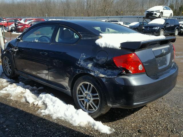 JTKDE177060090943 - 2006 TOYOTA SCION TC 灰色 照片 3