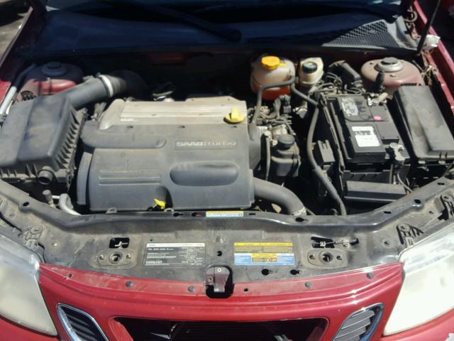 YS3FD49Y661130908 - 2006 SAAB 9-3 BASE RED photo 7