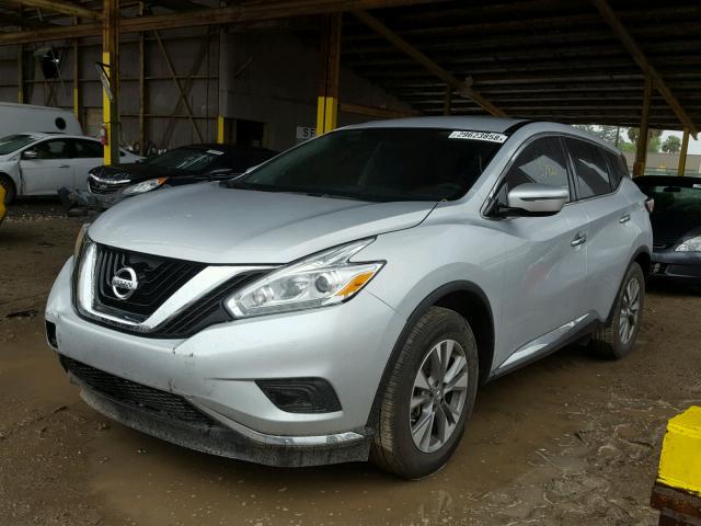 5N1AZ2MG4GN113732 - 2016 NISSAN MURANO S SILVER photo 2