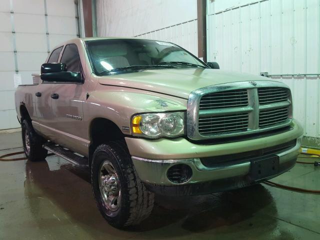 3D7KU28D74G177376 - 2004 DODGE RAM 2500 S BEIGE photo 1