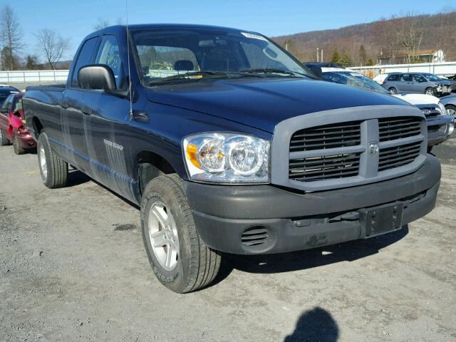 1D7HU18P27J616887 - 2007 DODGE RAM 1500 S BLUE photo 1