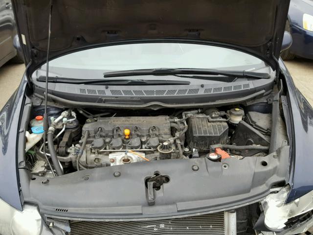 1HGFA16959L029736 - 2009 HONDA CIVIC EXL BLUE photo 7