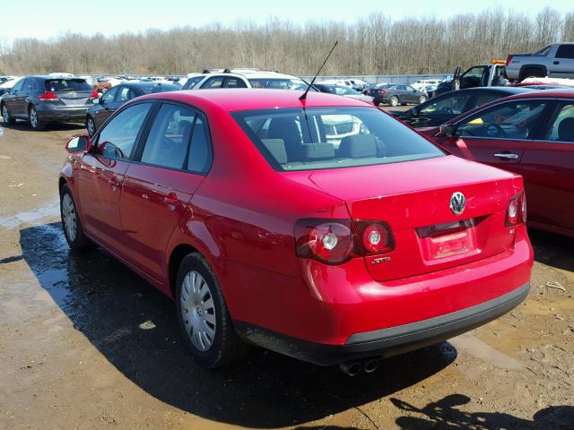 3VWJM71K49M006053 - 2009 VOLKSWAGEN JETTA S 红色 照片 3