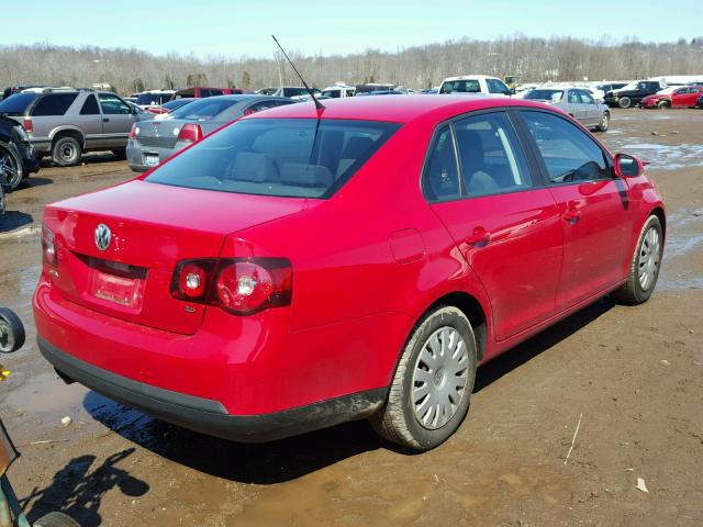 3VWJM71K49M006053 - 2009 VOLKSWAGEN JETTA S 红色 照片 4