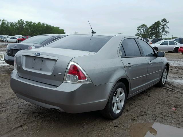 3FAHP07Z79R157854 - 2009 FORD FUSION SE SILVER photo 4