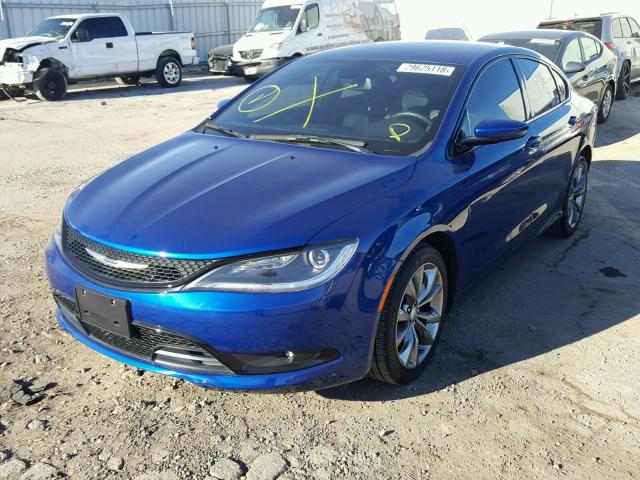 1C3CCCBB7FN531233 - 2015 CHRYSLER 200 S BLUE photo 2