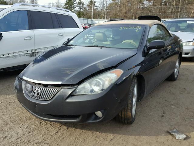 4T1FA38P76U102757 - 2006 TOYOTA CAMRY SOLA BLACK photo 2