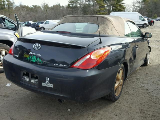 4T1FA38P76U102757 - 2006 TOYOTA CAMRY SOLA BLACK photo 4