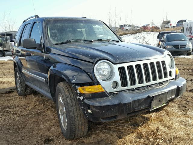 1J4GL58K75W631772 - 2005 JEEP LIBERTY LI BLACK photo 1