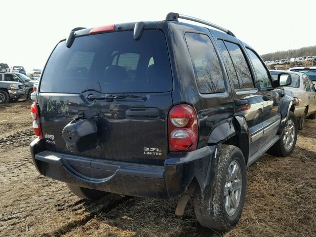 1J4GL58K75W631772 - 2005 JEEP LIBERTY LI BLACK photo 4