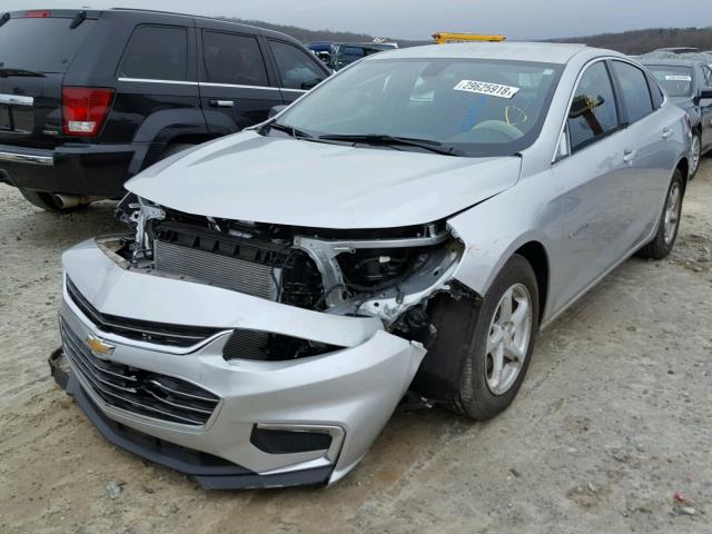 1G1ZB5ST0GF359550 - 2016 CHEVROLET MALIBU LS 银色 照片 2