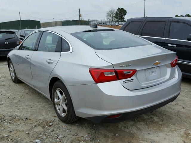 1G1ZB5ST0GF359550 - 2016 CHEVROLET MALIBU LS 银色 照片 3
