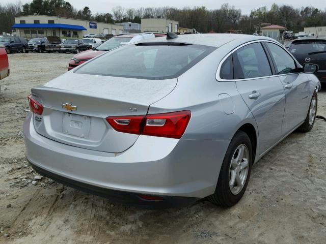 1G1ZB5ST0GF359550 - 2016 CHEVROLET MALIBU LS 银色 照片 4